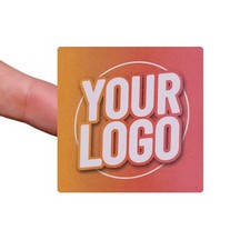 Personalised 60mm Square Labels, Custom Logo Label Stickers, Business Packaging