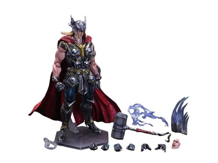 THOR: Figura Kai Variante Marvel Comics Play Arts Square Enix NUEVA EN CAJA VENDEDOR DE EE. UU. Foto 4 de 4