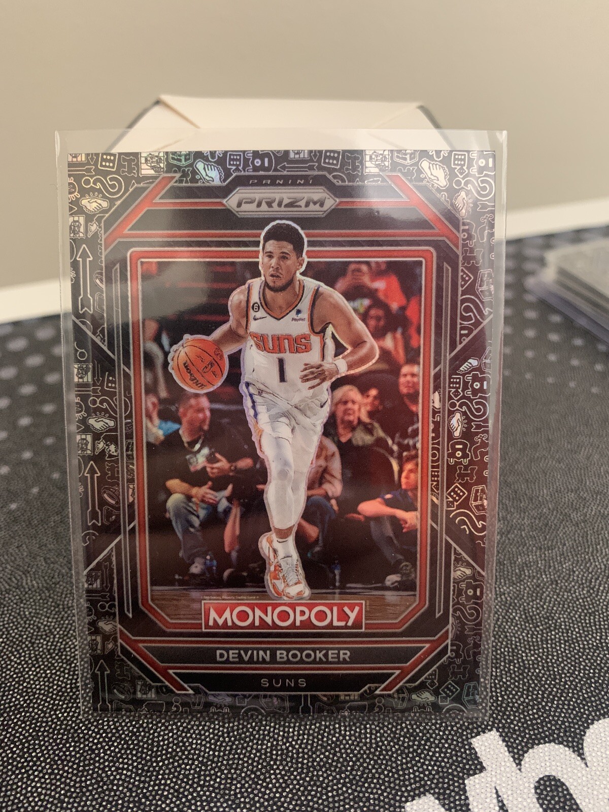 2022-2023 Panini Prizm NBA Monopoly Devin Booker #71 Black Icon SSP Phoenix Suns