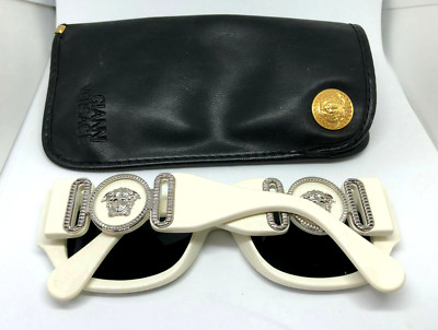 RARE!! Gianni Versace Mod.413/B Col.850  Vintage Sunglasses Rihanna Migos 220726
