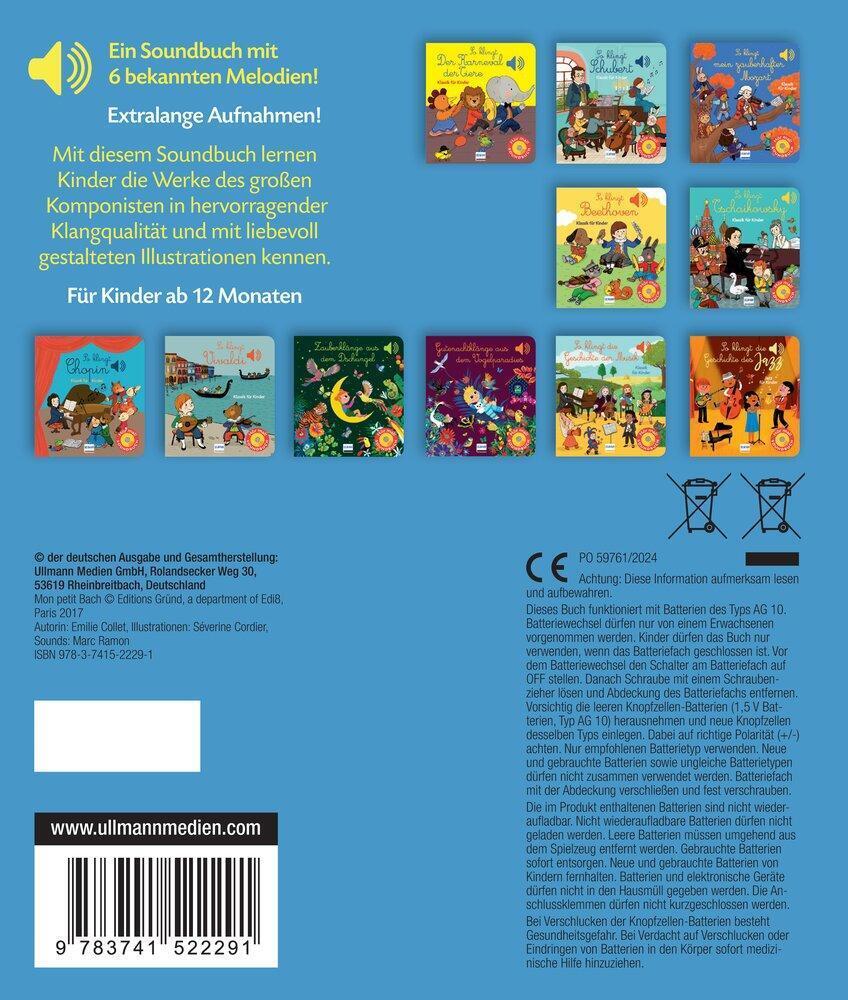 Thumbnail - Emilie Collet | So Klingt Bach | Buch | Deutsch (2017) | 12 S.