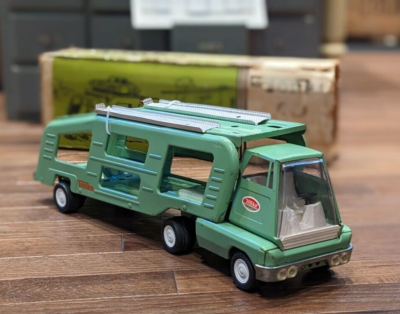 Tonka Auto Carrier ミニカー2台付き 昭和レア Tonka Auto Carrier