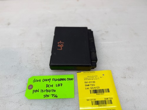 03 04 Chevrolet GMC DURAMAX LB7 6.6 BODY CONTROL MODULE BCM 15194170 - Picture 7 of 10