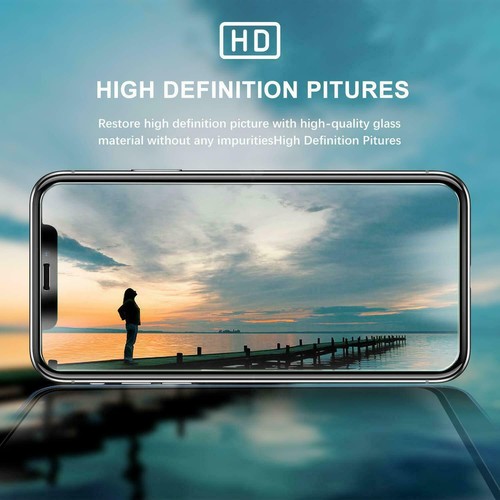 Screen Protector For iPhone XS 2019 5.8 HD Clear Tempered Glass 2 Pack GSXS5.8 - Picture 3 of 8