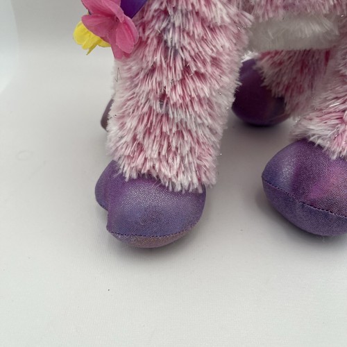 "Construir un oso ciervo centelleante rosa brillo reno Navidad peluche 14"" Navidad" - Imagen 7 de 18