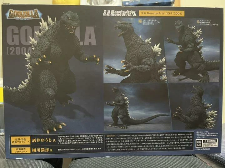 S.H.MonsterArts Godzilla (2004) FINAL WARS figure Yuji Sakai | eBay
