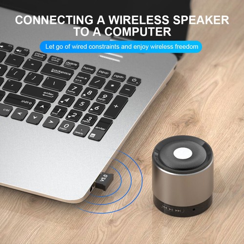 Audio USB Receiver Portable Wireless Audio Transmitter Mini 2.4G for PC Laptop - Afbeelding 1 van 11