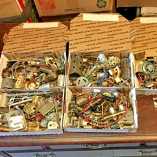 Steampunk Parts for Artists- 2 Pound lot- assorted smalls-bulk price-RT22