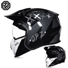 Retro Motorcycle Helmet Riding Combination Full Face Unisex Motorbike Helmets