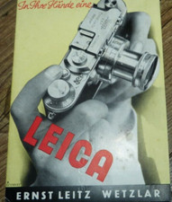 Katalog /Broschüre Leica 1938 ORG Nachschlagewerk