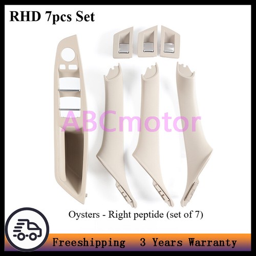 RHD Front Inner Door Panel Handle Pull Trim Cover For BMW 5 series F10 F11 F18 - Picture 13 of 14