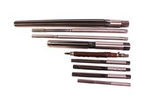 9 Werk&ouml; Jal Maysso Handreibahlen &Oslash; 8-20 mm HSS Hartmetall Maschinenreibahle DDR