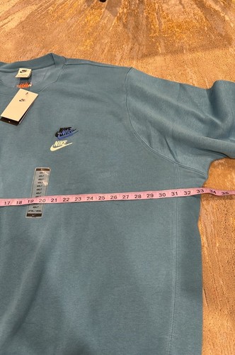 Nike NSW Sport Essentials+ Crewneck Dutch Blue Mens Sizes DM8886-469 4XLT New - Picture 6 of 14