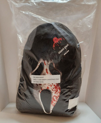 Scream Ghost Face Ghostface Drippy Blood Dripping 20'' Pillow Halloween New