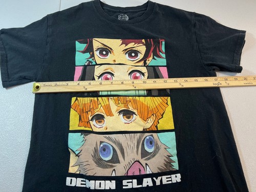 Demon Slayer T-Shirt Top Women's Size S Black 100% Cotton Graphic Print Logo - Picture 5 of 6