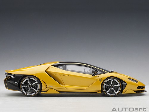 AUTOart 79115 Lamborghini Centenario 1/18 Metallic Yellow Composite from Japan - Picture 5 of 8