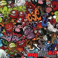 Hydrographics Film Hydro Dipping Water Transfer Print Film DD-958 Monster Graffi