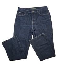 Ralph Lauren Women's Dark Wash Classic Bootcut Blue Jeans Size 10