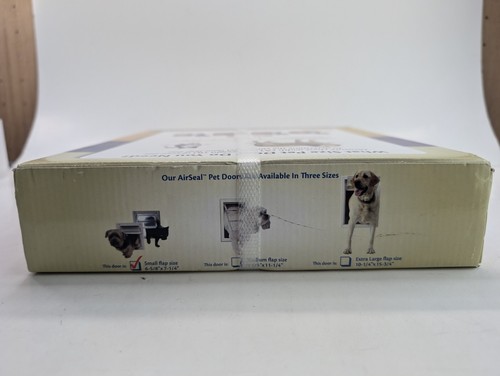Ideal Pet Products Airseal Small Pet Door Telescoping Frame 6.6" x 7.25" Flap - Picture 6 of 10
