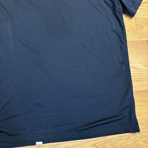 Nike Uconn Huskies Dri Fit Gray Collar Golf Polo Shirt Navy Blue Men’s Size XXL - Picture 7 of 12