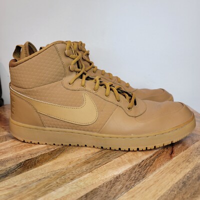 Nike Mens Court Borough Mid Winter Wheat AA0547-700 Leather