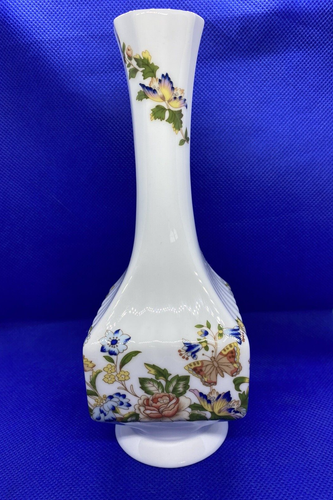 Preloved - Aynsley Cottage Garden 18 cm vaso per boccioli osso fine Cina - Foto 2 di 4