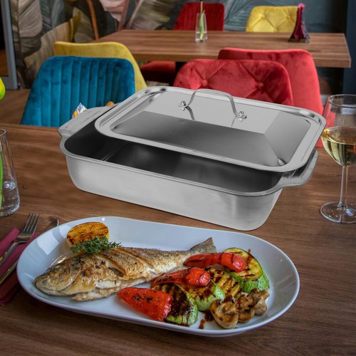 Thickened Grilled Father Rectangular Deep Baking Pan Roasting - Picture 6 of 12
