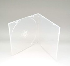 Maxtek 5.2mm CD Case, Slim Single Clear PP Poly Plastic Cases with