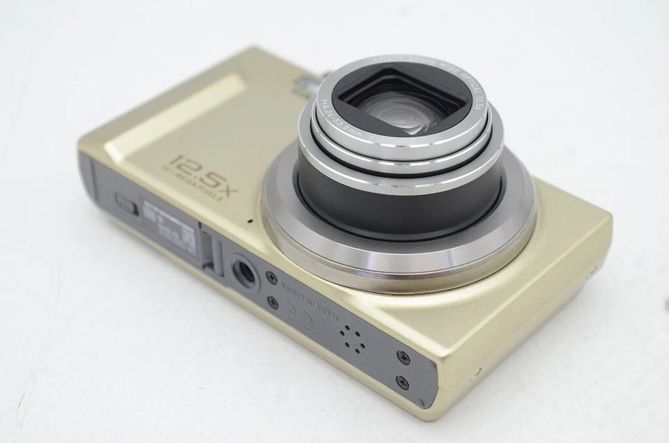 [Como Nueva] Cámara digital compacta CASIO EXILIM EX-ZS170 16,1 MP dorada con caja R250603y Foto 4 de 4