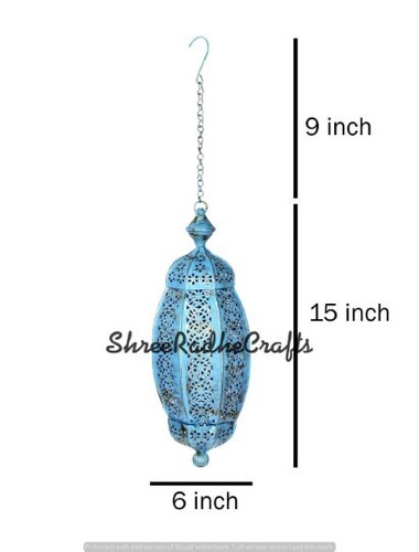 10"Vintage Design Modern Turkish Handmade Moroccan Ceiling Hanging Lighting Lamp - Picture 5 of 5