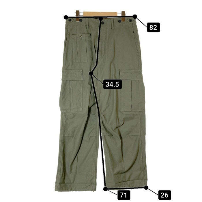Nigel Cabourn 80340050012 ARMY CARGO PANT OLIVE SIZE W32 Nigel Cabourn 80340050012 ARMY CARGO PANT OLIVE SIZE W32