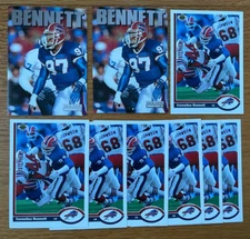 Cornelius Bennett 9 card lot. Buffalo Bills