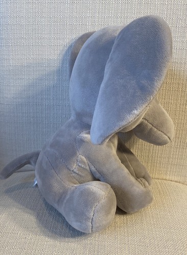 Lambs & Ivy Bedtime Originals Choo Choo Elephant Humphrey Gray Plush Baby Toy 9" - Picture 3 of 11