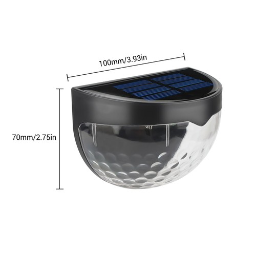 4/8/10x Solar Deck Lights 6 LED Outdoor Garden Patio Railing Decks Path Lighting - Picture 11 of 15