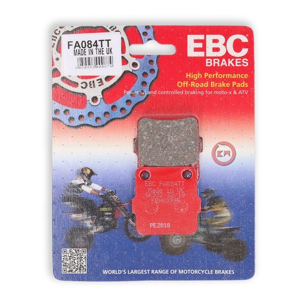 BremsbeläGe Hinten Kohlenstoff EBC FA084TT Kawasaki Ksf Mojave 250 1987-2003-image