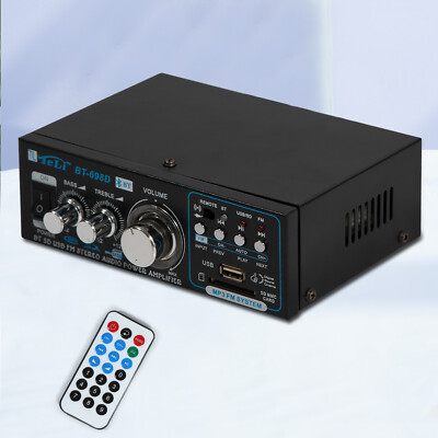 Bluetooth Verstärker HiFi Stereo Amplifier 2 Kanal Mini Audio Verstärker AC 220V