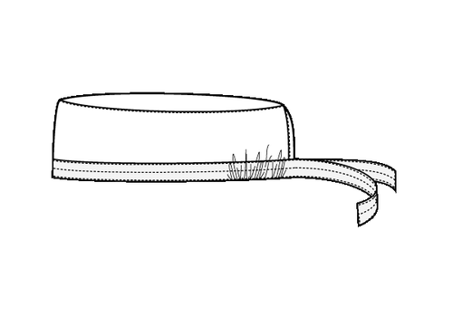 Wink WonderWORK Unisex Tie Back Solid Scrub Cap | 400 - Picture 2 of 39