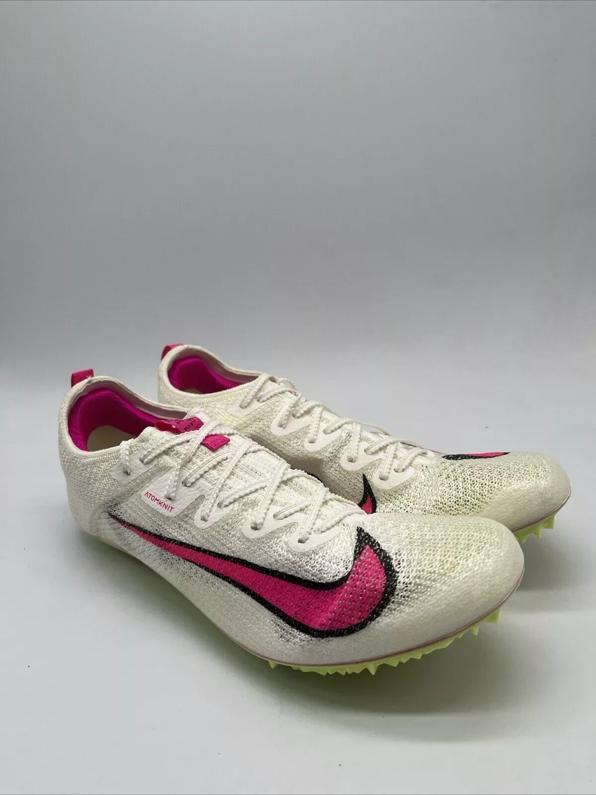 Кроссовки Nike Zoom Superfly Elite 2 Track Spikes White Sail Pink CD4382 101 Мужские Размер 12,5