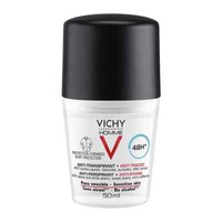 Vichy Homme Anti-Transpirant Roll-On 48H Schutz, 50Ml, Fleckenfrei