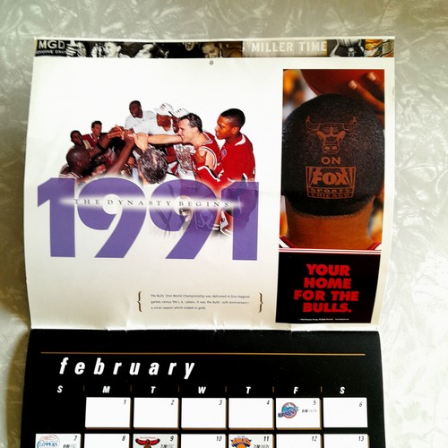 1998-1999 World Champion Chicago Bulls Calendar - Picture 2 of 5