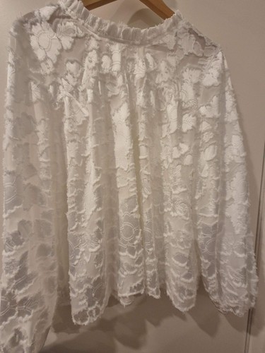 DECJUBA Annabella Textured Blouse Size 18 RRP $109.95 #6020 - Picture 6 of 12