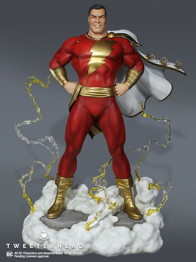 マテル　DC COMICS75 SUPER POWER ブリムストーン　ビルド Tweeterhead Shazam Exclusive Super Powers Maquette Superman DC