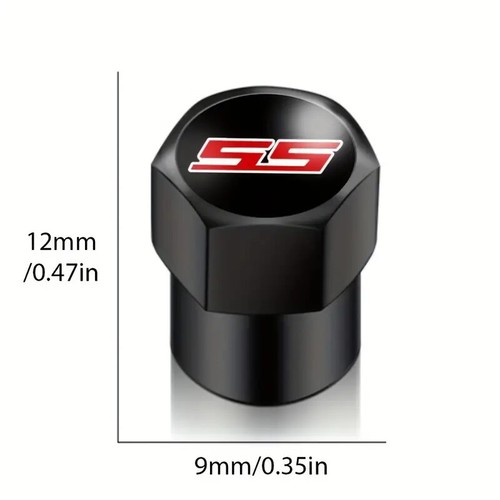 4Pk Heavy Duty Aluminum Alloy Valve Cap Covers will Fit Chevy Camaro - US SELLER - Picture 3 of 4
