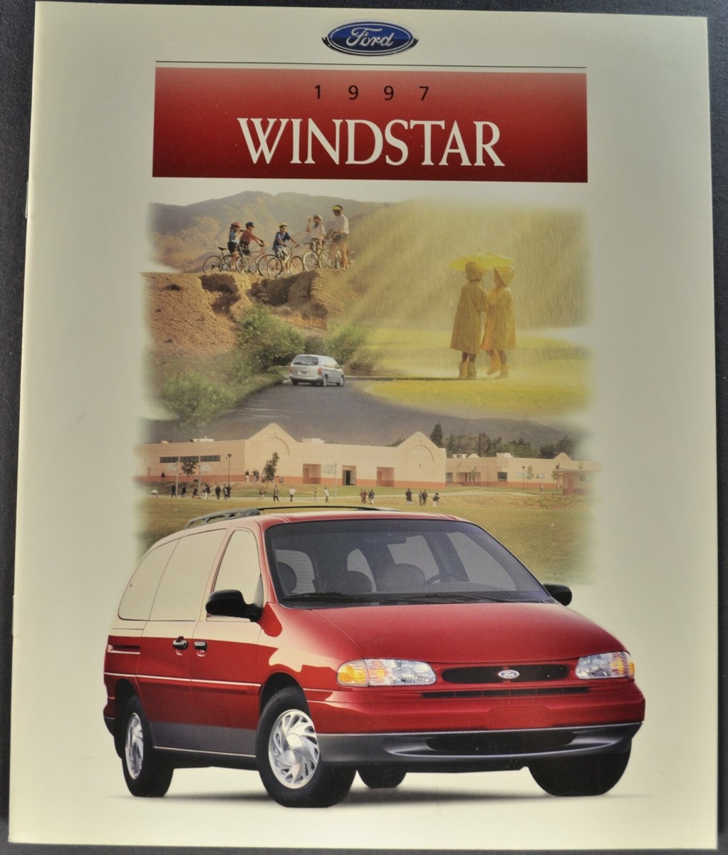 1997 Ford Windstar Minivan Catalog Brochure G LX GL Van Excellent