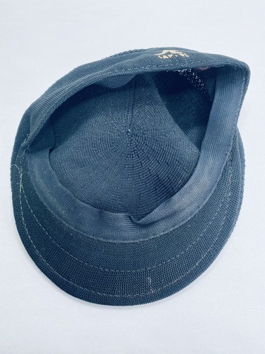 Vintage Kangol Hat Black Tropic 502 Flat Cap Ventair Cabbie Newsboy Mens Medium - Picture 11 of 12