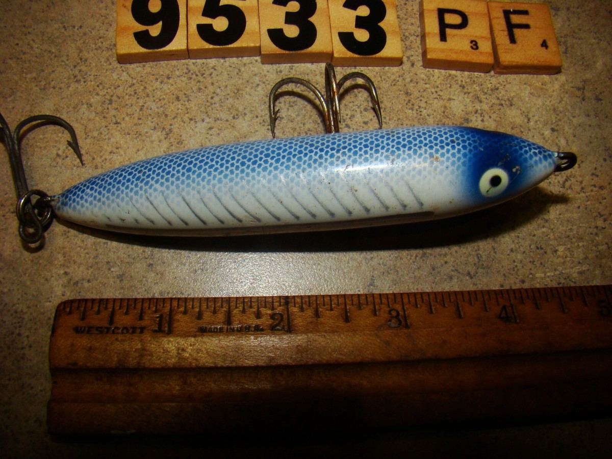 U9533 PF HEDDON ZARA SPOOK NOSE LINE TIE BLUE SHORE MINNOW