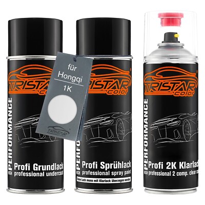 Autolack 2K Spraydosen Set für Hongqi 1K Gao Shan Ying Bai Perl
