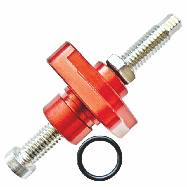 RED MANUAL CAM CHAIN TENSIONER 20092012 TRIUMPH STREET TRIPLE 675