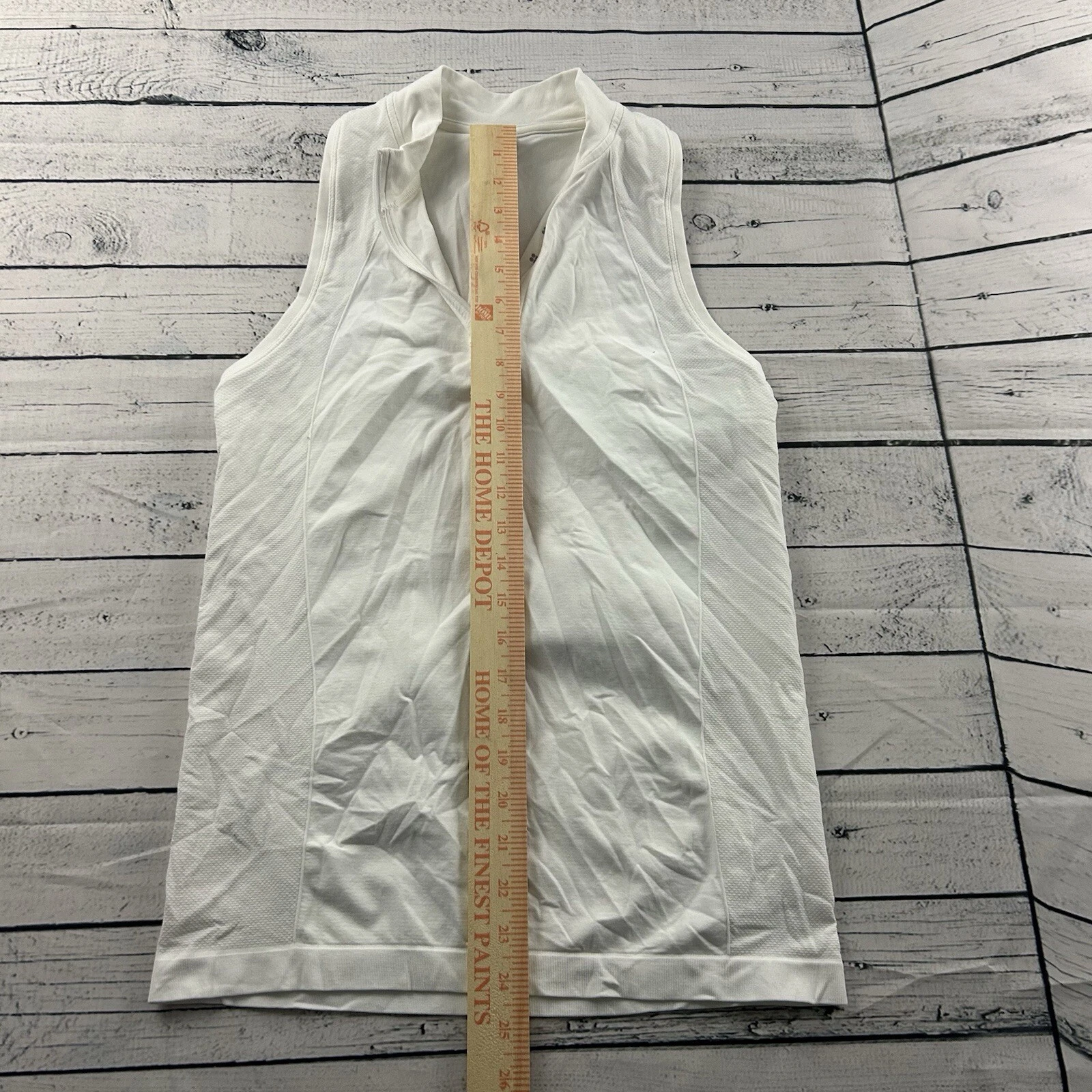 sweaty-betty 1/4 zip sleeveless athletic shirt