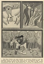 PUNCH SATIRE - WALT DISNEY BY J. L. CARSTAIRS - 1934 - ART WORKER'S GUILD